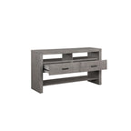 Ferrara Gray Rustic Modern Fabric Dining Room Set