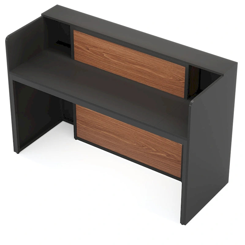 63 Inch Reception Desk with LED Lights for Store Office