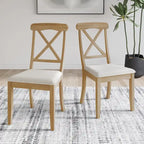 CraftPorch Farmhouse Style 7-piece Wooden Dining Set