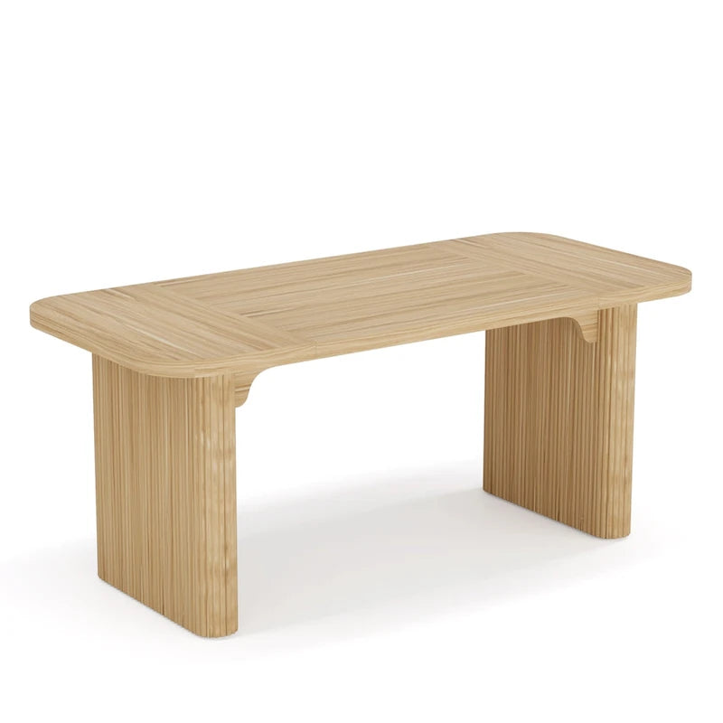Modern 63 Executive Computer Desk for Home Office, Simple Rectangular Writing Table for Study Room Bedroom
