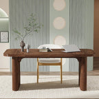 Modern 63 Executive Computer Desk for Home Office, Simple Rectangular Writing Table for Study Room Bedroom