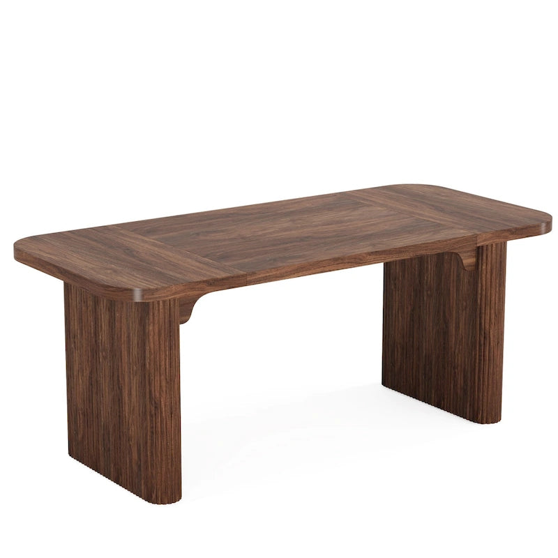 Modern 63 Executive Computer Desk for Home Office, Simple Rectangular Writing Table for Study Room Bedroom