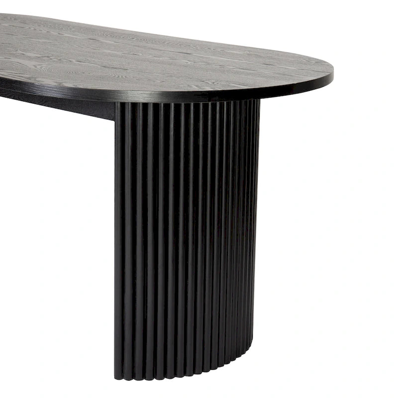Solid Wood Oval Dining Table