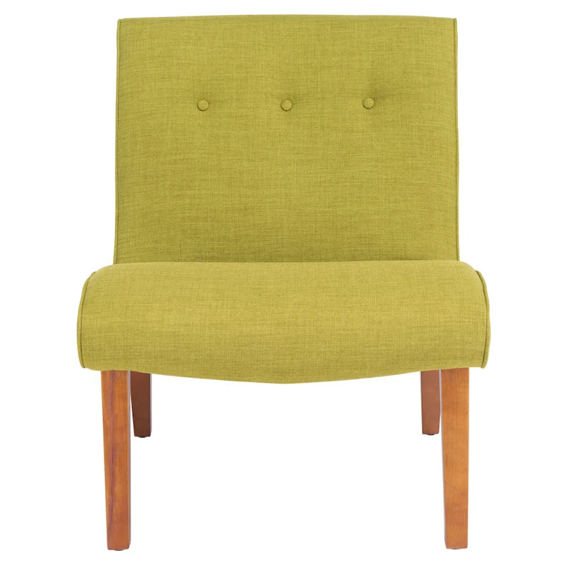 SAFAVIEH Sibille Mid-Century Forest Green Chair - 25.2 x 29.9 x 30.7 - 25Wx30Dx31H