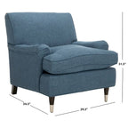 SAFAVIEH Nurhayat Club Chair - 29Wx34Dx32H