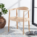 SAFAVIEH Wilda Rope Rattan Accent Chair - 24.8 W x 18.9 L x 30.7 H - 25Wx19Dx31H