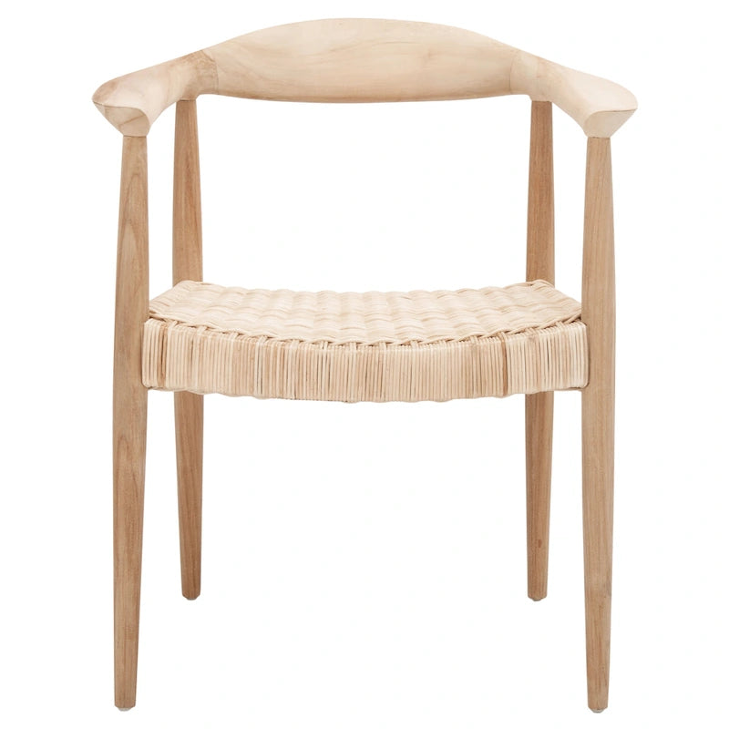 SAFAVIEH Wilda Rope Rattan Accent Chair - 24.8 W x 18.9 L x 30.7 H - 25Wx19Dx31H