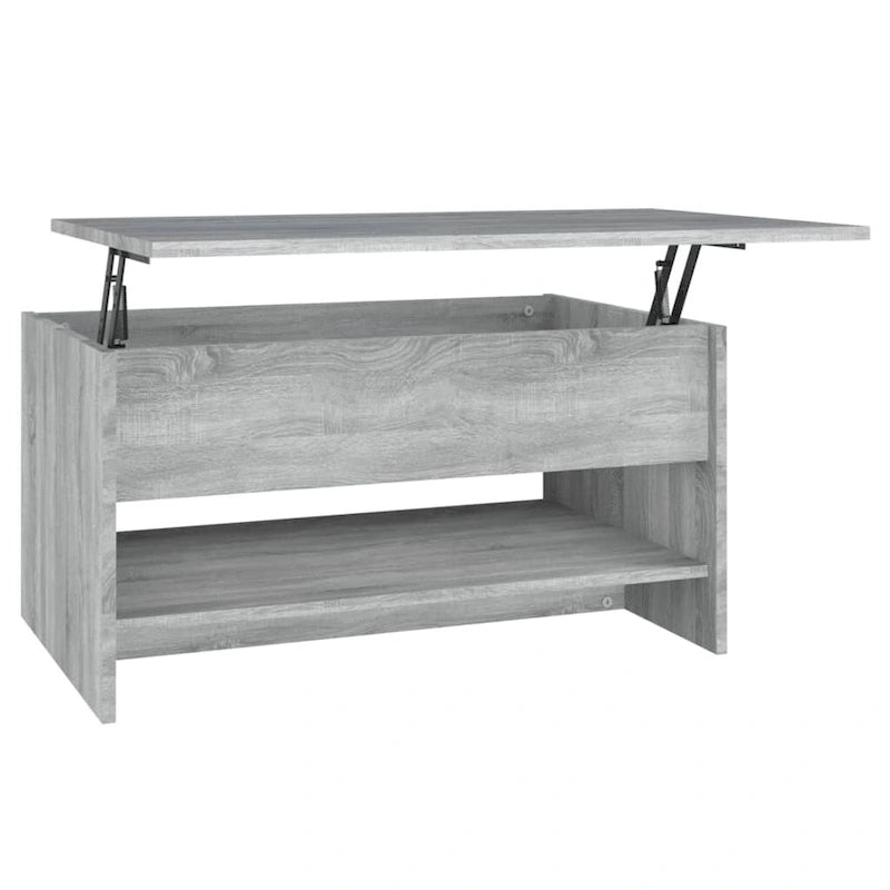 vidaXL Coffee Table Lift Top End Table Accent Side Sofa Table Engineered Wood - 31.5 x 19.7 x 16.7