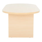 SAFAVIEH Gulzada Modern Oval Coffee Table - 47 In. W x 24 In. D x 18 In. H - 47Wx24Dx18H