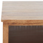 SAFAVIEH Bernardina Square Single Shelf Coffee Table - 34 L x 34 D x 16 H - 34Wx34Dx16H