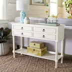 SAFAVIEH Artelia 4-Drawer Console Table - 42 W x 13 L x 29.5 H - 42Wx13Dx30H