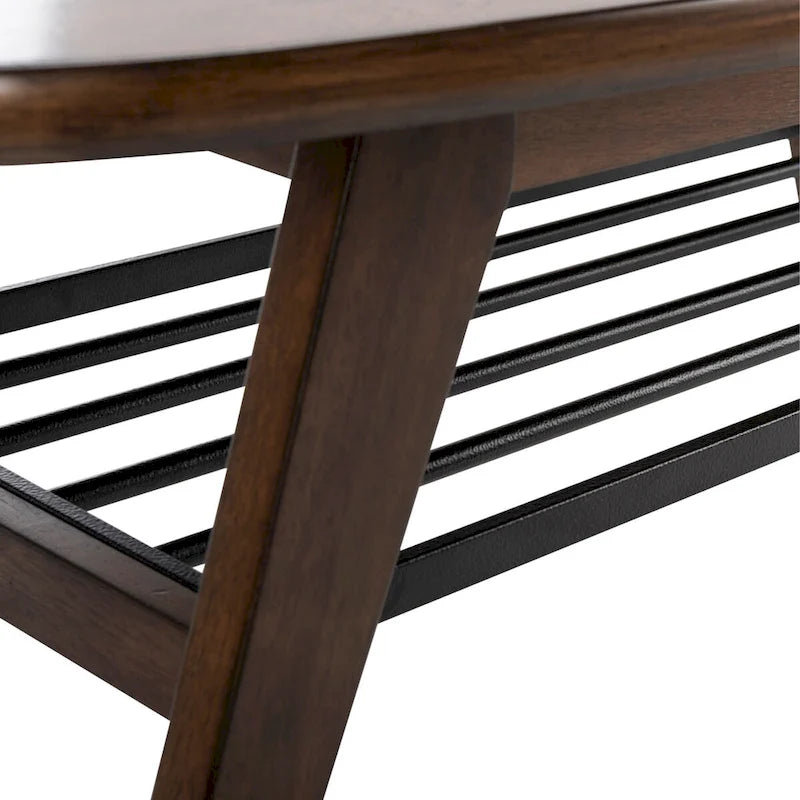 SAFAVIEH Ether 2-Tier Coffee Table - 47 W x 23.5 D x 18 H - 47Wx24Dx18H