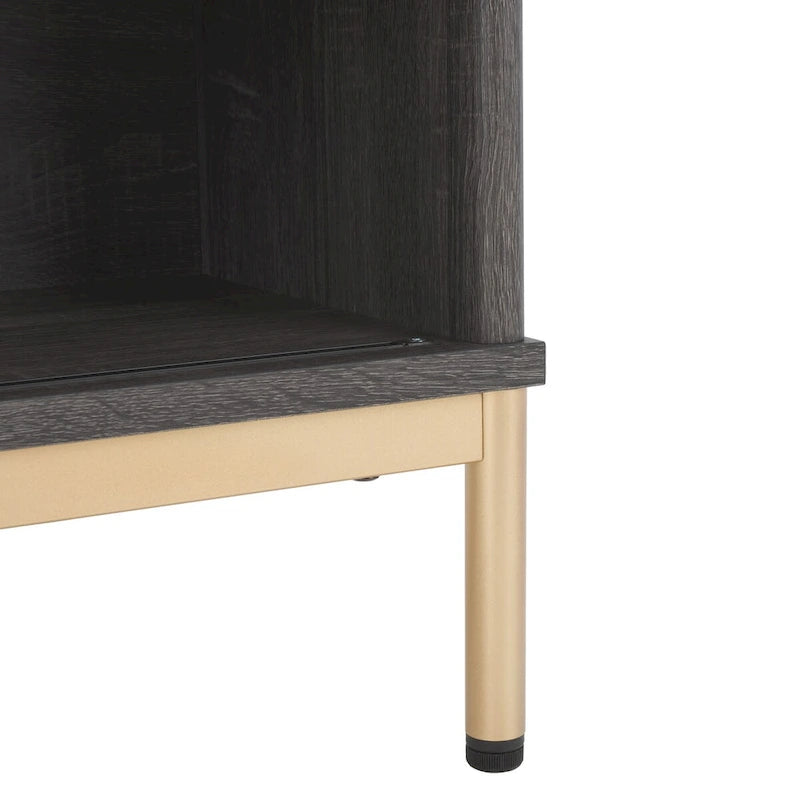 2-Door Storage Coffee Table - 43.7 In. W x 21.5 In. D x 15.4 In. H - 44Wx21Dx15H