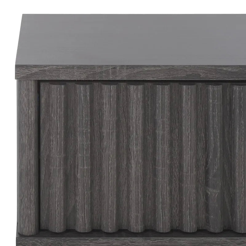2-Door Storage Coffee Table - 43.7 In. W x 21.5 In. D x 15.4 In. H - 44Wx21Dx15H
