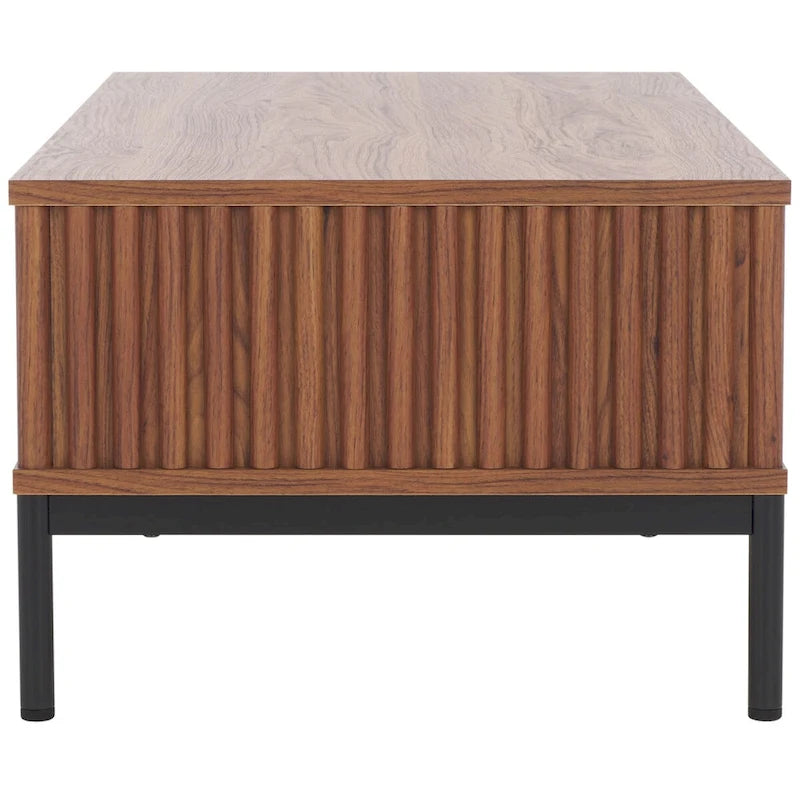 2-Door Storage Coffee Table - 43.7 In. W x 21.5 In. D x 15.4 In. H - 44Wx21Dx15H