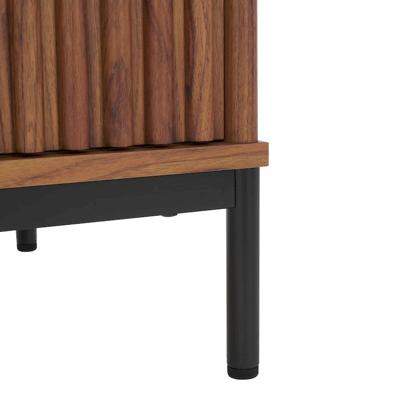 2-Door Storage Coffee Table - 43.7 In. W x 21.5 In. D x 15.4 In. H - 44Wx21Dx15H