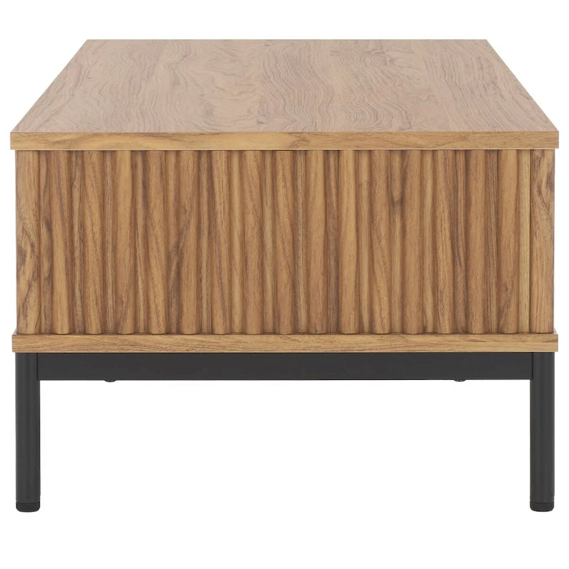 2-Door Storage Coffee Table - 43.7 In. W x 21.5 In. D x 15.4 In. H - 44Wx21Dx15H