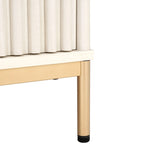 2-Door Storage Coffee Table - 43.7 In. W x 21.5 In. D x 15.4 In. H - 44Wx21Dx15H