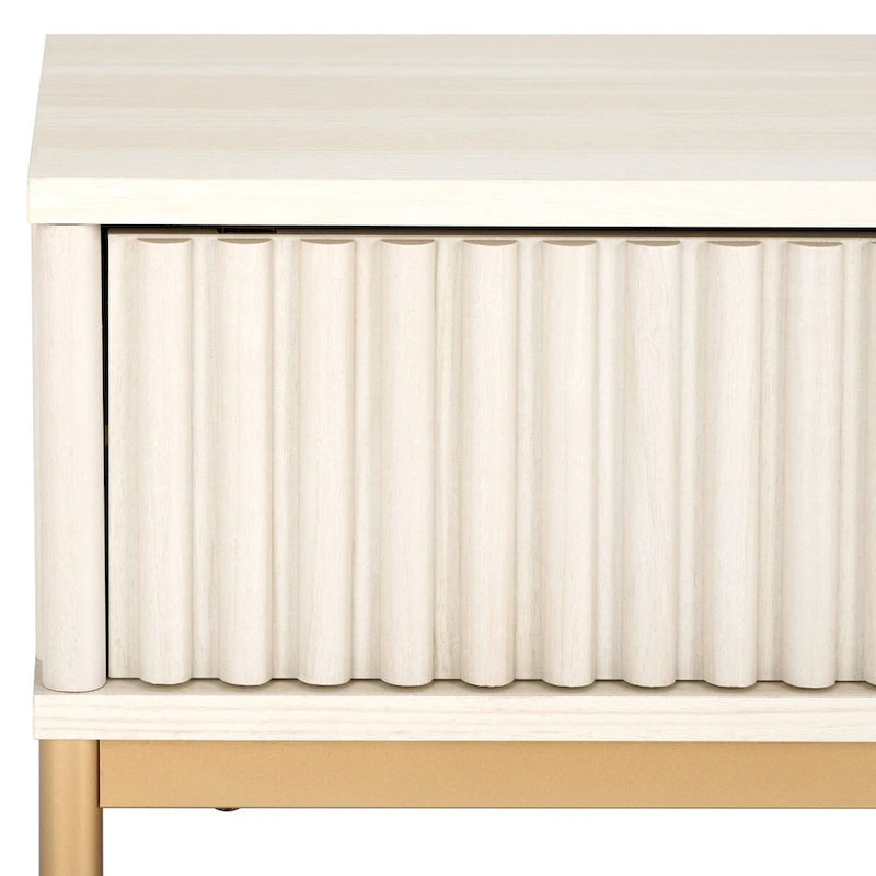 2-Door Storage Coffee Table - 43.7 In. W x 21.5 In. D x 15.4 In. H - 44Wx21Dx15H