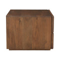  Wassai Live-Edge Acacia Wood 2-Drawer Nightstand