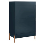 Modern 30 5-Drawer Chest with Metal Handles