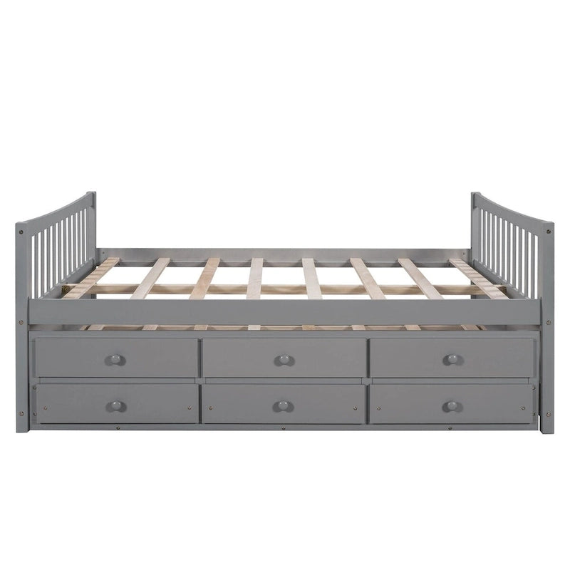 Full size Daybed with Twin size Trundle and Drawers