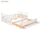 Full size Daybed with Twin size Trundle and Drawers