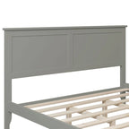 Modern Solid Wood Queen Platform Bed