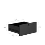 Modern Smart Nightstand with Charging Station and Night Light