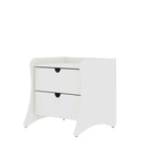 Manhattan Comfort Coney 2-Piece Mid-Century Modern Dresser and Nightstand Set