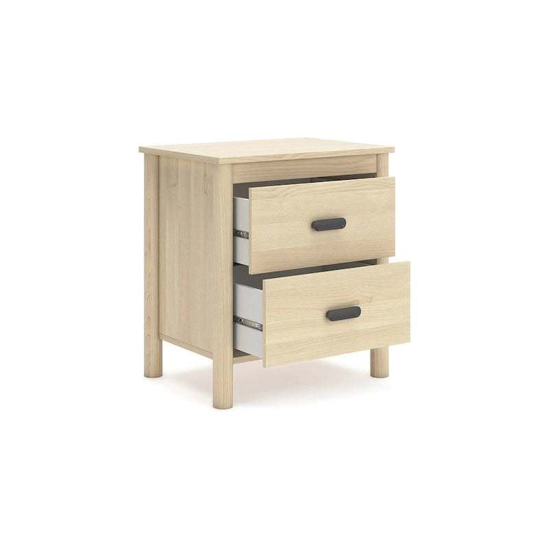 Signature Design by Ashley Cabinella Tan Panel Headboard with Dresser and Nightstand