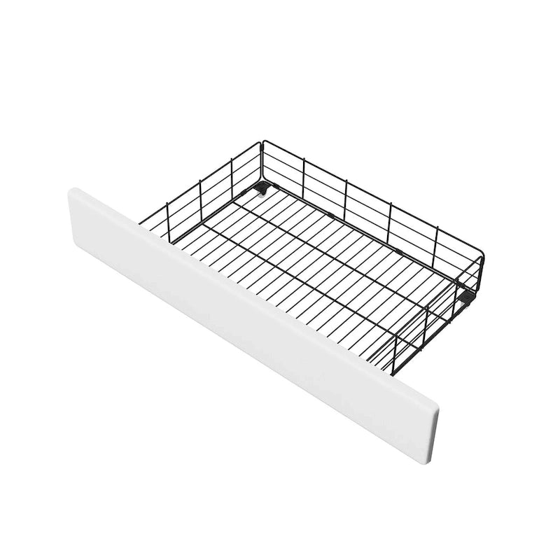 Queen Size Metal Platform Bed with 2 Drawers
