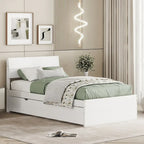 Modern Twin Bed Frame With Trundle