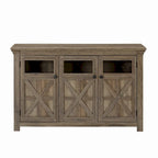 53 Farmhouse 3-Doors Cabinet Buffet Sideboard Cabinet - N/A