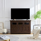 53 Farmhouse 3-Doors Cabinet Buffet Sideboard Cabinet - N/A