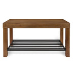 Kate and Laurel Jeran Farmhouse Entryway Bench