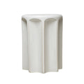 Sculpted Stoneware Stool or Side Table
