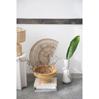 Sculpted Stoneware Stool or Side Table
