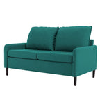 Living Room Loveseat Linen Sofa