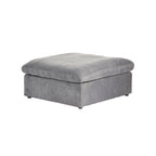 Commix Down Filled Corner Sectional Sofa 5-seats Couch with Ottoman