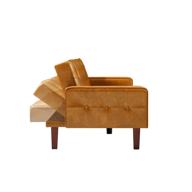 PU Leather Sofa Bed