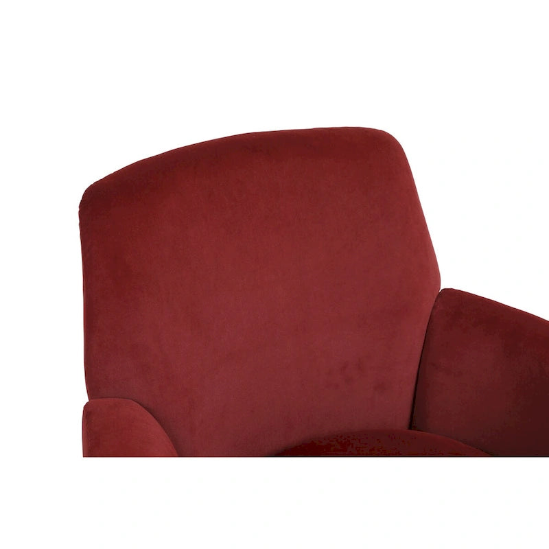 Velvet Swivel Barrel Chair, Swivel Accent Chairs Armchair, Reading Chairs, Round Barrel Chairs with Gold Stainless Steel Base