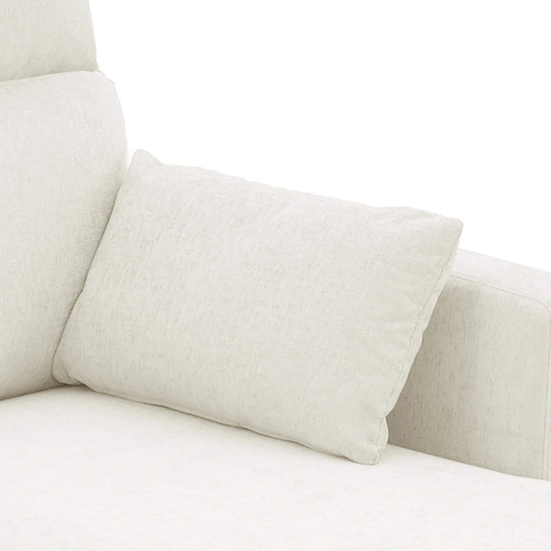 89 Chenille Sectional Sofa Couch With Extra Wide Chaise For Livingroom