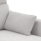 89 Chenille Sectional Sofa Couch With Extra Wide Chaise For Livingroom