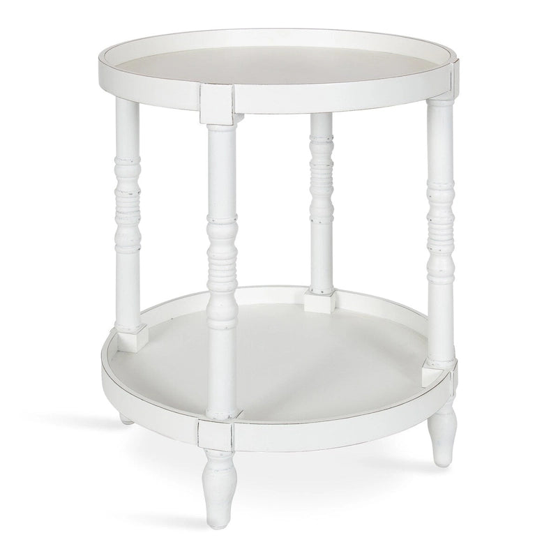 Kate and Laurel Bellport Round Wood Side Table