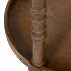 Kate and Laurel Bellport Round Wood Side Table