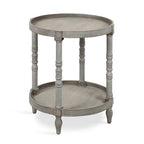 Kate and Laurel Bellport Round Wood Side Table