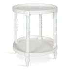 Kate and Laurel Bellport Round Wood Side Table