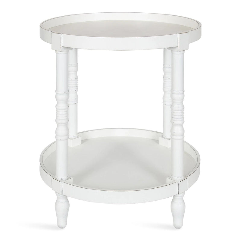 Kate and Laurel Bellport Round Wood Side Table