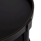 Kate and Laurel Bellport Round Wood Side Table